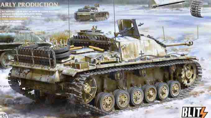 Распаковка Takom 1/35 8010 StuG III Ausf.G with Winterketten Early Production