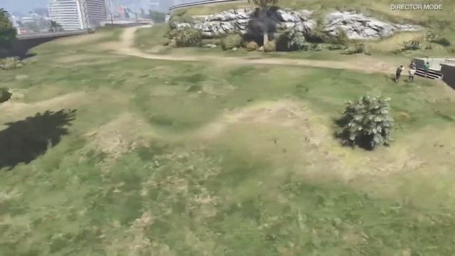 GTA 5 NPC Wars #1 LSPD vs Famillies