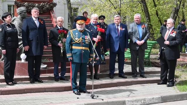 Установлен бюст Г.К. Жукову в Москве (3 часть)