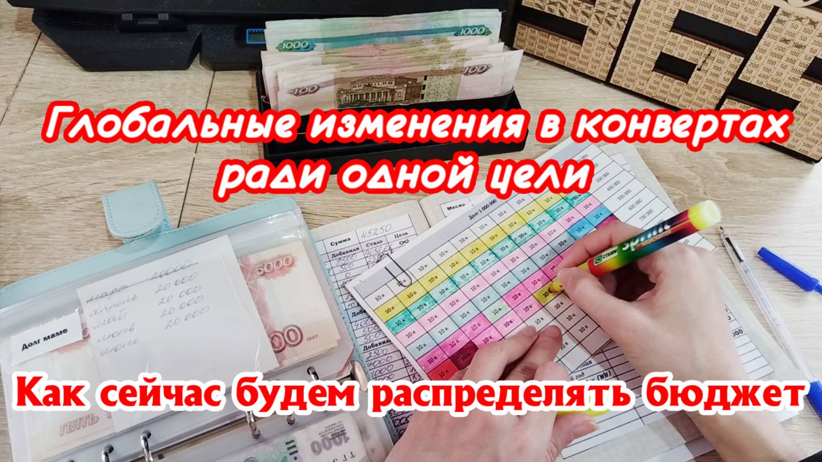 💸Распределение бюджета по конвертам Март 2025