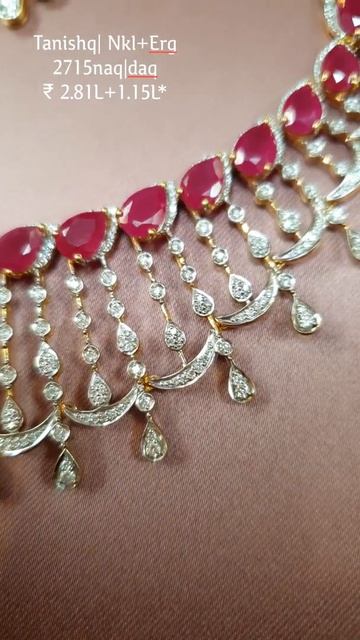 Diamond Ruby Set | Tanishq