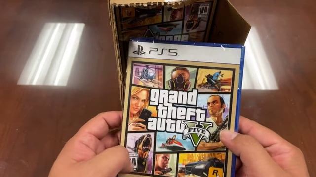 Grand Theft Auto V PlayStation 5 Case Pack Unboxing