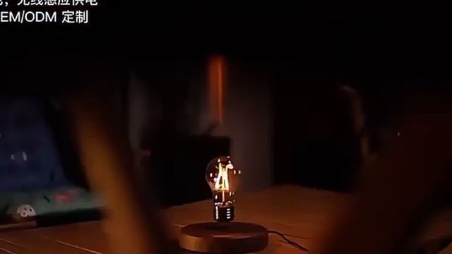 💡Левитирующий светильник-ночник, лампочка Эдисона