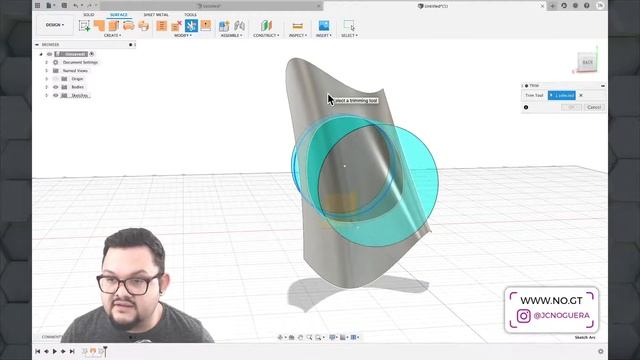 Fusion360 for Beginners (Part 5, Surface Tools)