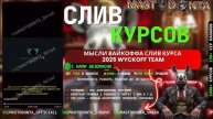 Мысли Вайкоффа слив курса 2025 | Мысли Вайкоффа академия слив | Wyckoff team курс 2025