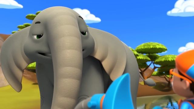 Блиппи (Blippi) -  052. Гонка на скорости   Обучающие мультики для детей   Blippi Russian