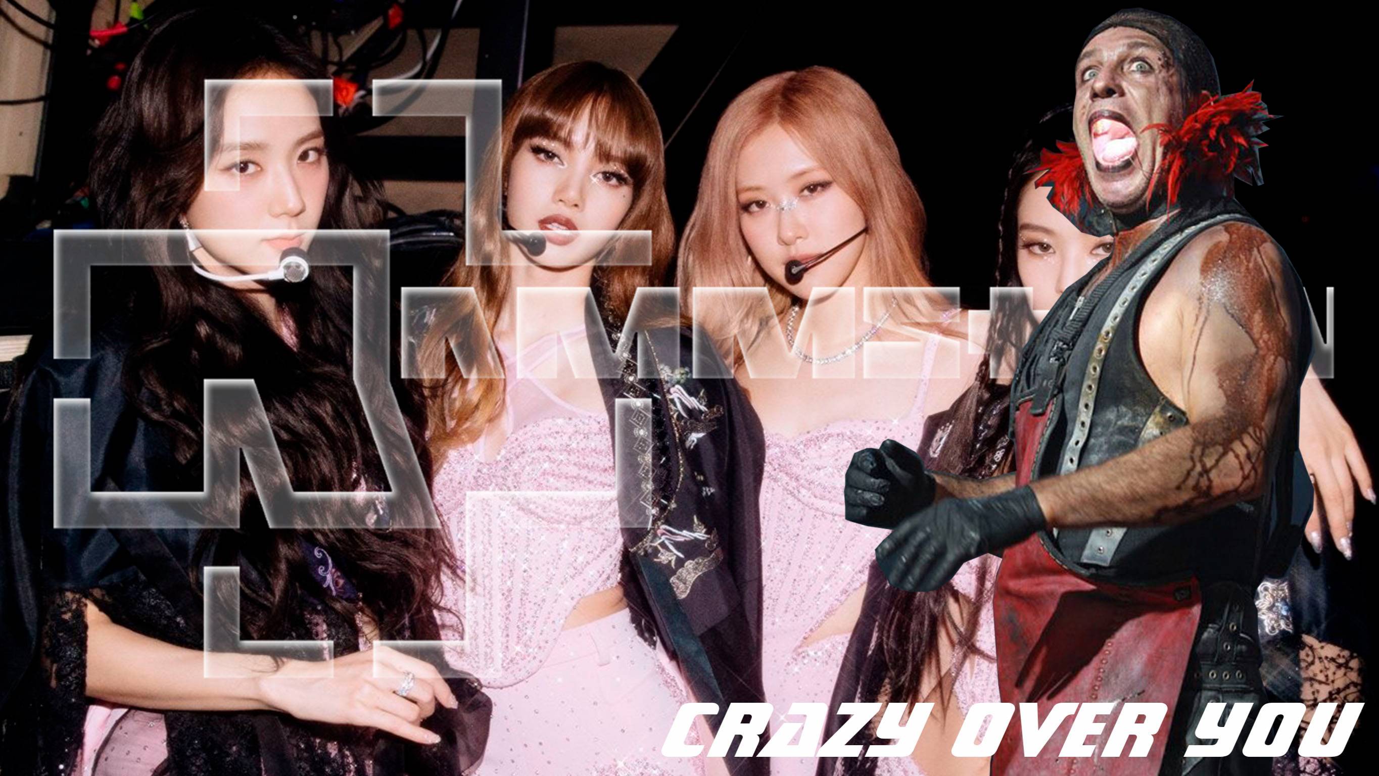 Blackpink -`crazy over you` or Rammstein -`Du Hust` #rammstein #blackpink #rock #mashup