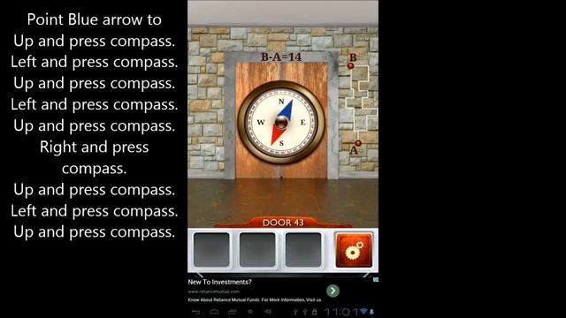 100 Doors 2 Level 43 Walkthrough Cheats