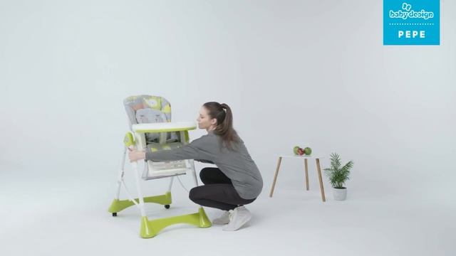 Baby Design Pepe- обзор стульчика для кормления