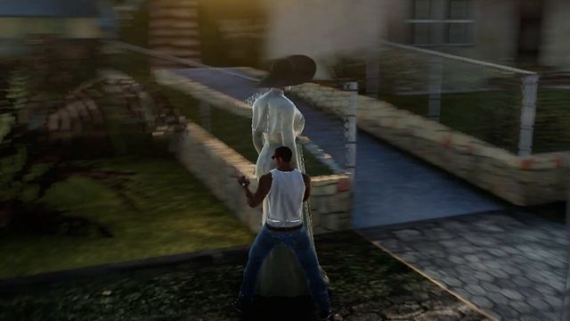 CJ vs Lady Dimitrescu Resident Evil Village