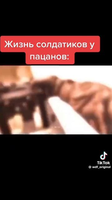 жизнь солдатиков у пацанов