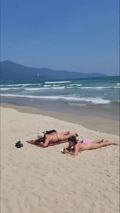 미케비치 비키니 해변 산책, Mike Bikini Beach Walk, Danang 베트남 세계 6대 해변.