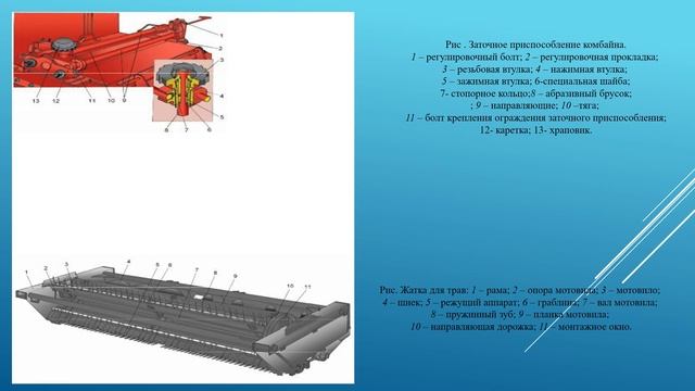 Назначение СХМ. 231 группа 17.03.25-22.03.25Кормоуборочные комбайны.