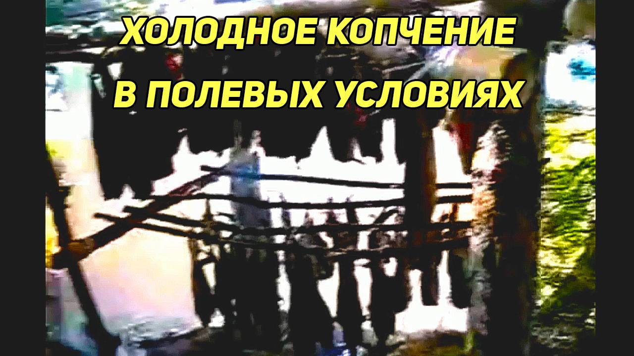 Холодное копчение рыбы в полевых условиях. Ленок, хариус. Река Деп.