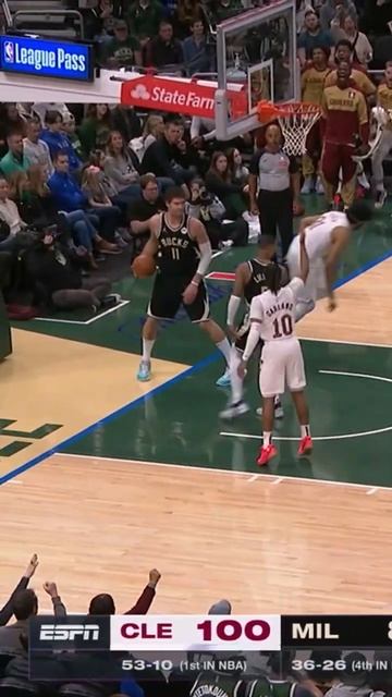 Jarrett Allen POSTER on Brook Lopez