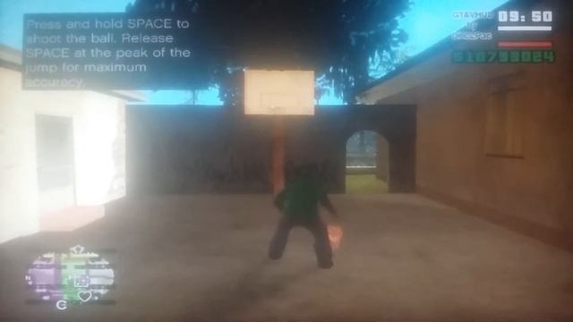 How to play basketball in gta sa