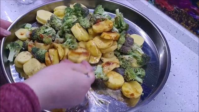 Fırında sebzeli somon/Healty Baked Vegatable Salmon/запеченный лосось с овощами