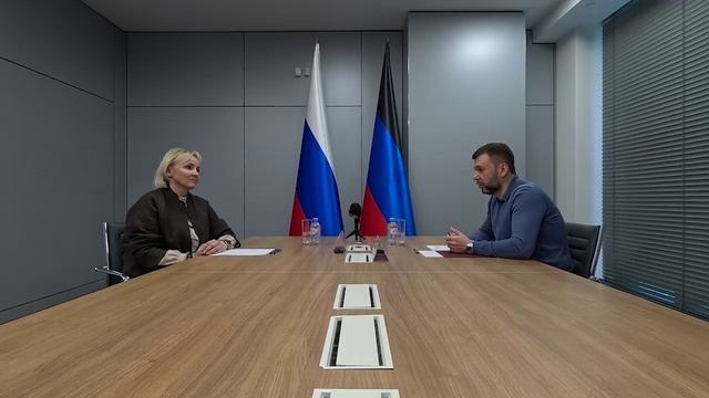 Глава ДНР встретился с руководителем Еврейской автономной области Марией Костюк
