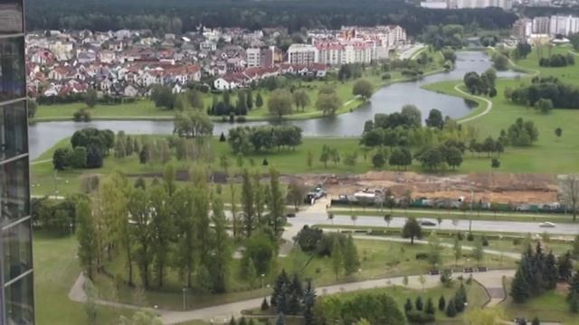Минск. Смотровая площадка Национальной библиотеки