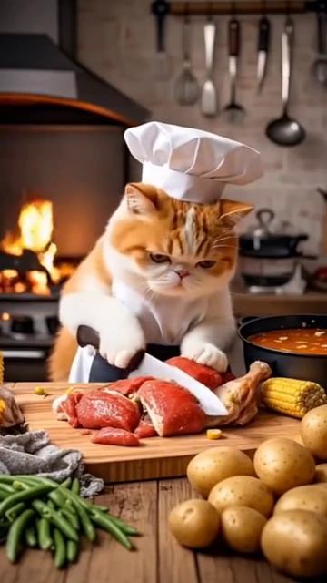 Рыжий кот живёт свою лучшую жизнь