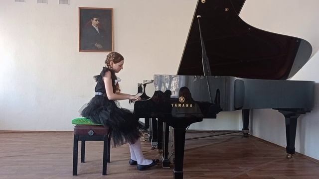 София Анохина. Выступление на Областном конкурсе юных пианистов имени В. И. Варшавской