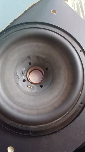 Проверка заменённого провода к катушки динамика ( плетёная) низкочастотный динамик JBL 310