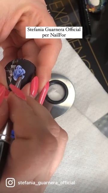 🌹 Nail Art Rosa Tecnica One Stroke con i GEL MY ART 🌹