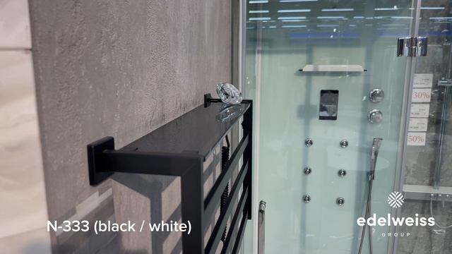 Полотенцесушитель электрический Black & White N-333