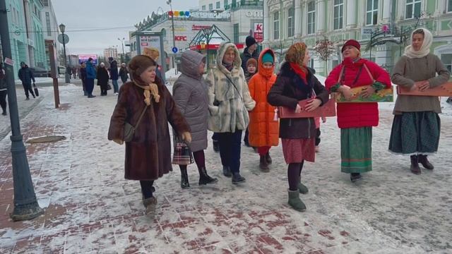 Антиматерные частушки в Твери от гусельного ансамбля "Полюби свою землю".