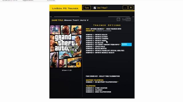 GTA V Pc | Unlimited Money Ammo Stamina | Hack GTA 5 Trainer