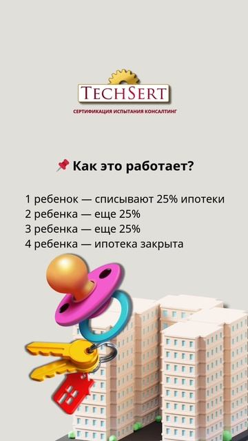 🏡 Ипотеку могут начать списывать за рождение детей