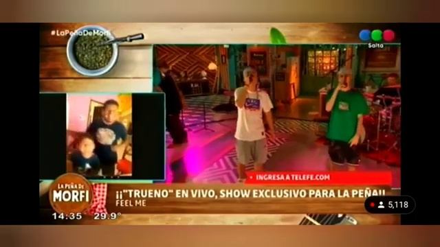 trueno FEEL ME?? en vivo en la peña de morfi