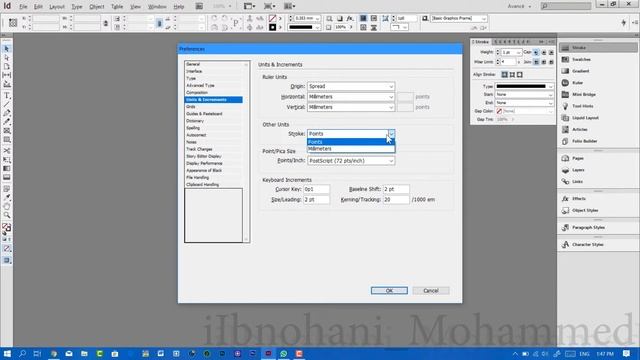 Setting Default Units in Adobe InDesign