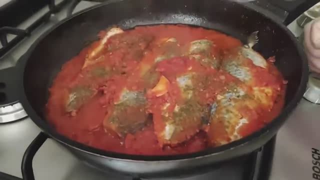 Скумбрия в томатном соусе — рецепт для Диеты Дюкана! 🐟🍅