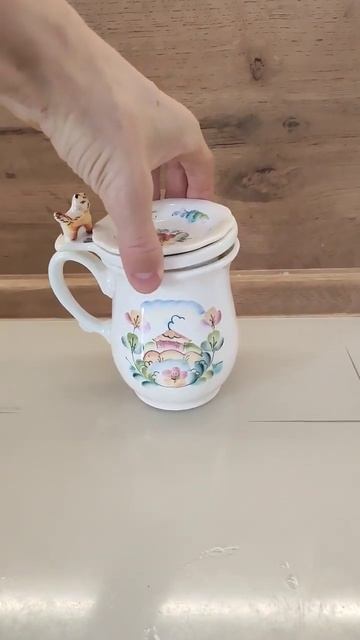 Кружка заварник Котик #Семикаракорская_керамика