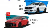 Toyota RAV4, Honda CR-V, Toyota GR Corolla: Автомобильный стиль в искусстве! 2025, 2024, 2025
