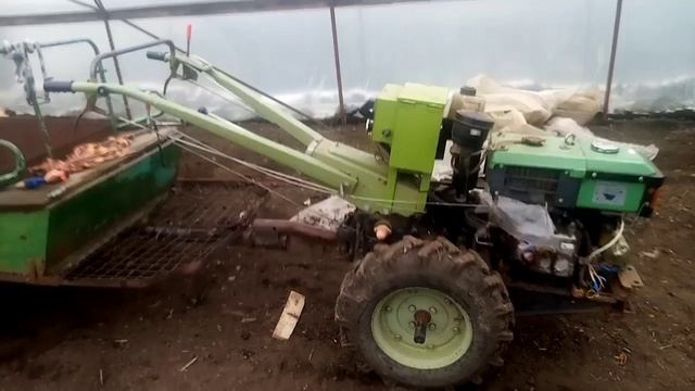 Укорачиваю руль на тяжёлом китайском мотоблоке водянка 8 лс.