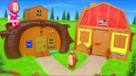 Маша и Медведь Домики для детей