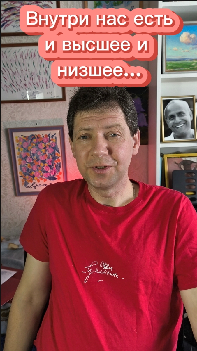 Внутри нас есть и высшее и низшее...