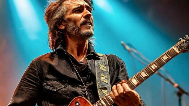 Romantic rock guitar