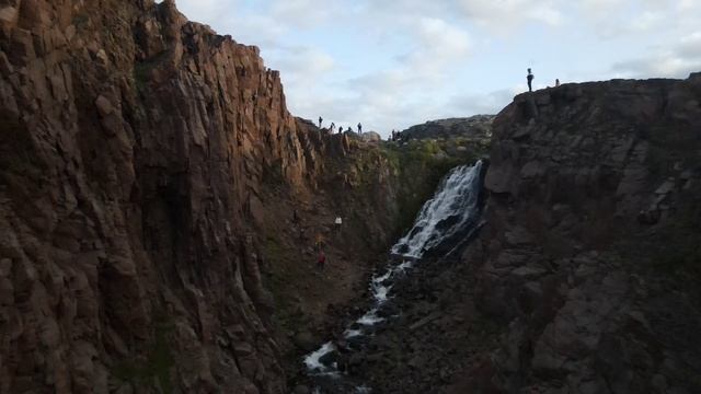 Териберка. Водопад.