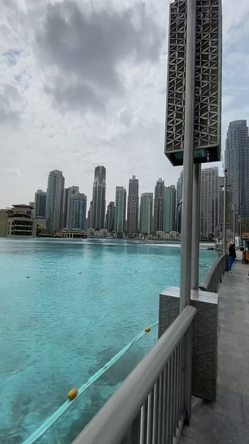 Вид с озера на Бурдж Халифу/View from the lake to Burj Khalifa