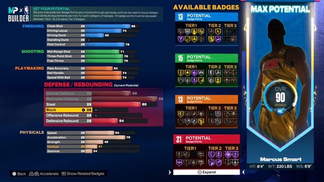 NBA 2K23 BEST MARCUS SMART BUILD