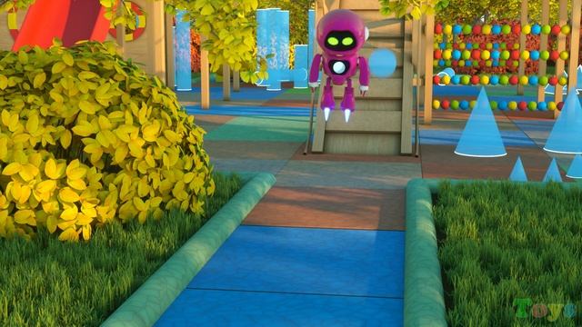 Развивающий мультфильм. Плоские и объемные геометрические фигуры для детей