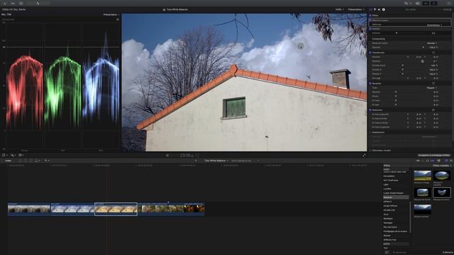 Corrigez la Balance des Blancs dans Final Cut Pro