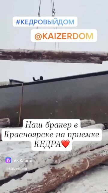 Бракер от нашей компании на отгрузке Сибирского КЕДРА!