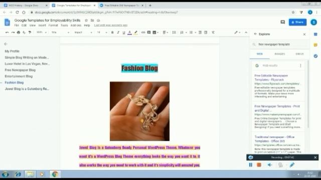 Google Applications For Employability Skills Part-2 (practical-1)