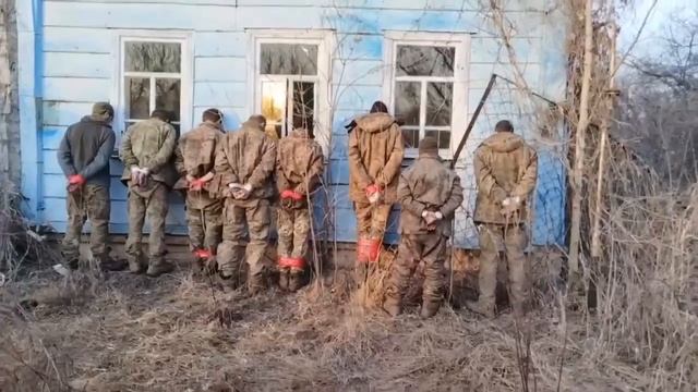 Курская область.Пленные ВСУ