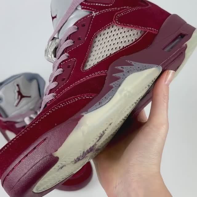 Кроссовки Air Jordan 5 Burgundy от Rickstore.ru