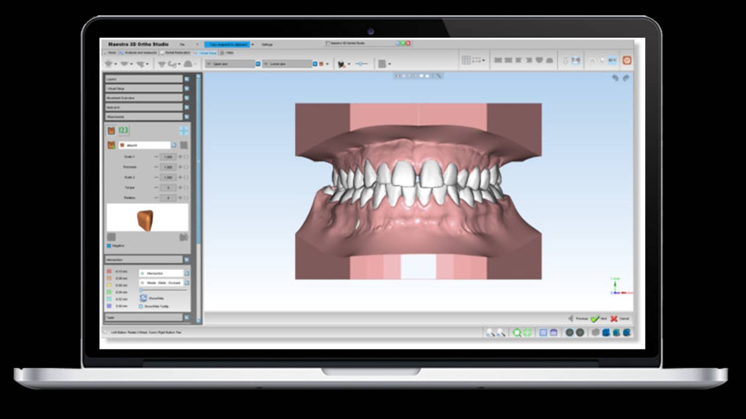 Maestro 3D подготовка цоколя  для 3D печати
